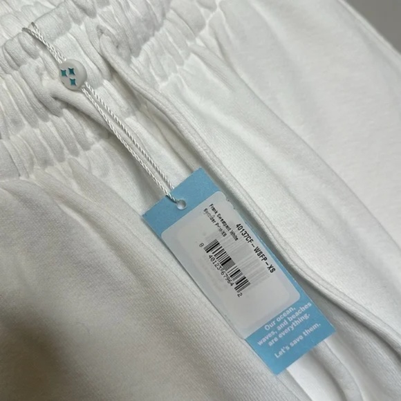 NWT Frankie’s Bikinis White Frank High Waist Sweatpants - Picture 9 of 13